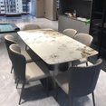 thumbnail image 3 of Kitchen Salon Dining Table Makeup Legs Living Room Study Dining Table Appoint Side Zestawy Do Jadalni Livingroom Furniture Sets My Lux Decor Round, 3 of 7