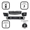thumbnail image 3 of DCP Front Bumper Covers & Grille Kit For 2007-2013 Chevrolet Silverado 1500 GM1092192 W/O Fog Light Holes, 3 of 7