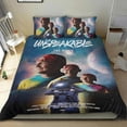 thumbnail image 1 of Inenarrable Conjunto de sábanas temático, trío de piezas, cómodo y amigable con la piel, diseño único, regalo de decoración para el hogar para familiares, amigos y fans, 90 cm * 190 cm, 1 of 6