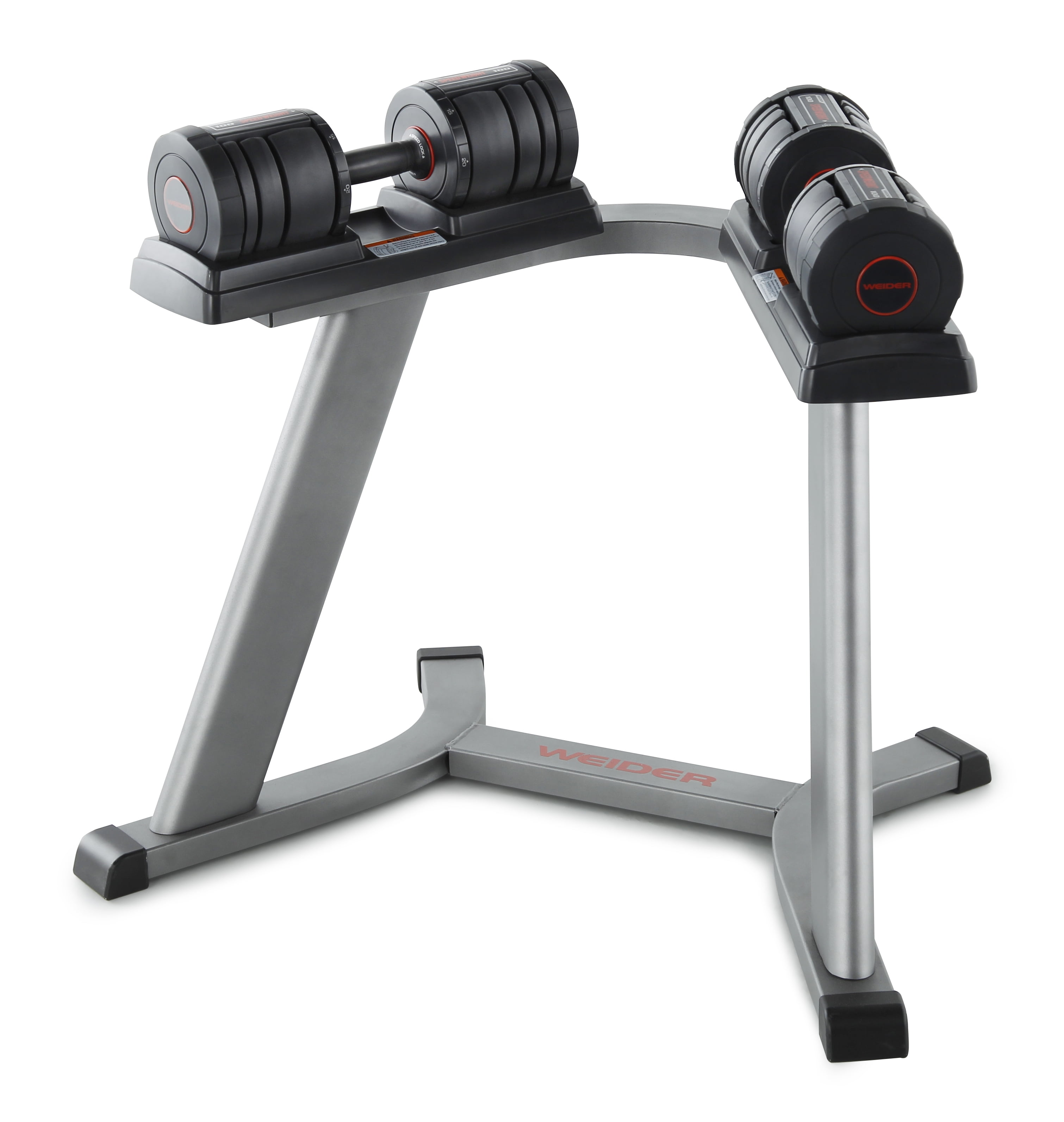 Weider 100lb Select-a-Weight Adjustable Dumbbell Set