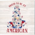 thumbnail image 4 of Great Art Now Patriotic Gnomes by Tara Reed 3 Piece Canvas Art Set Each 14"W x 14"H, 4 of 4