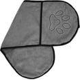 thumbnail image 1 of Dog Towel, Dog Bath Robe Absorbent Shower Quick Dry Microfiber 63.5*21CM Gray, 1 of 5