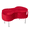Red, variant on Impressions Vanity Hello Kitty Bow Velvet Ottoman Bench with Storage, Gold Metal Legs (Pink)