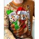 thumbnail image 1 of Disney-Conjunto de pijamas de Navidad para padres e hijos, traje de alta calidad con estampado 3D de Chip de Navidad 'n' Dale: Rescue Rangers US size, 2022, 1 of 4