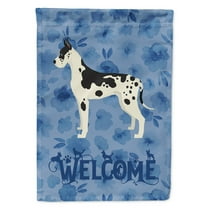 Carolines Treasures CK6246GF Great Dane Welcome Flag Garden Size Small multicolor