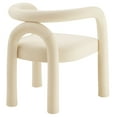 thumbnail image 6 of Side Dining Chair, Off-White, Velvet, Bar Pub Cafe Bistro Dining Kitchen Hospitality Restaurant, Modern Contemporary, HB37612, 6 of 9