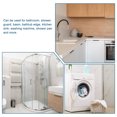 thumbnail image 6 of REGALWOVEN Collapsible Shower Barrier Stopper Water Splash Guard Blocker for Bathroom Clear 118"Lx0.8"Wx0.5"H, 6 of 6