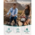 thumbnail image 6 of 26" Electric Bike for Adults 1200W Peak Step over E Bikes 25 mph Adult Electric Bicycles up to 70 Miles Range 36V 12.8AH Battery Front Fork Suspension Ebike 7-Speed E-Mountain Bikes, UL2849 by SGS, 6 of 8