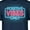 NAVY, variant on Teelocity Neon Light Positive Vibes Only Graphic T-Shirt (Medium - Standard Fit, Black)