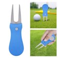 thumbnail image 3 of Herramienta portátil para reparar hoyos de golf, tenedor plegable para pelotas, accesorio para practicar golf., 3 of 14