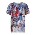 thumbnail image 4 of Blusa de camiseta de manga corta con estampado casual retro de moda para hombre Pompotops oipoqjl3597, 4 of 8