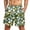 #003-Dark Green, variant on Xyxonk Mens Swim Trunks Quick Dry 9 Inch Big & Tall Swimsuit Beach Print Elastic Swimwear Bathing Suits with Pockets Green L