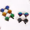 thumbnail image 2 of Graflsoa Stylish Reflective Pet Sunglasses for Cats and Dogs - Trendy Blue Lens, Lightweight Metal Frame, Fashionable Pet Accessory, 2 of 6