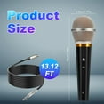 thumbnail image 2 of Imountek Professional Handheld Dynamic Microphone, Wired XLR Microphone with On/Off Switch 13ft Detachable XLR Cable for Karaoke, Vocals, Podcasting, Live Performance, 2 of 12