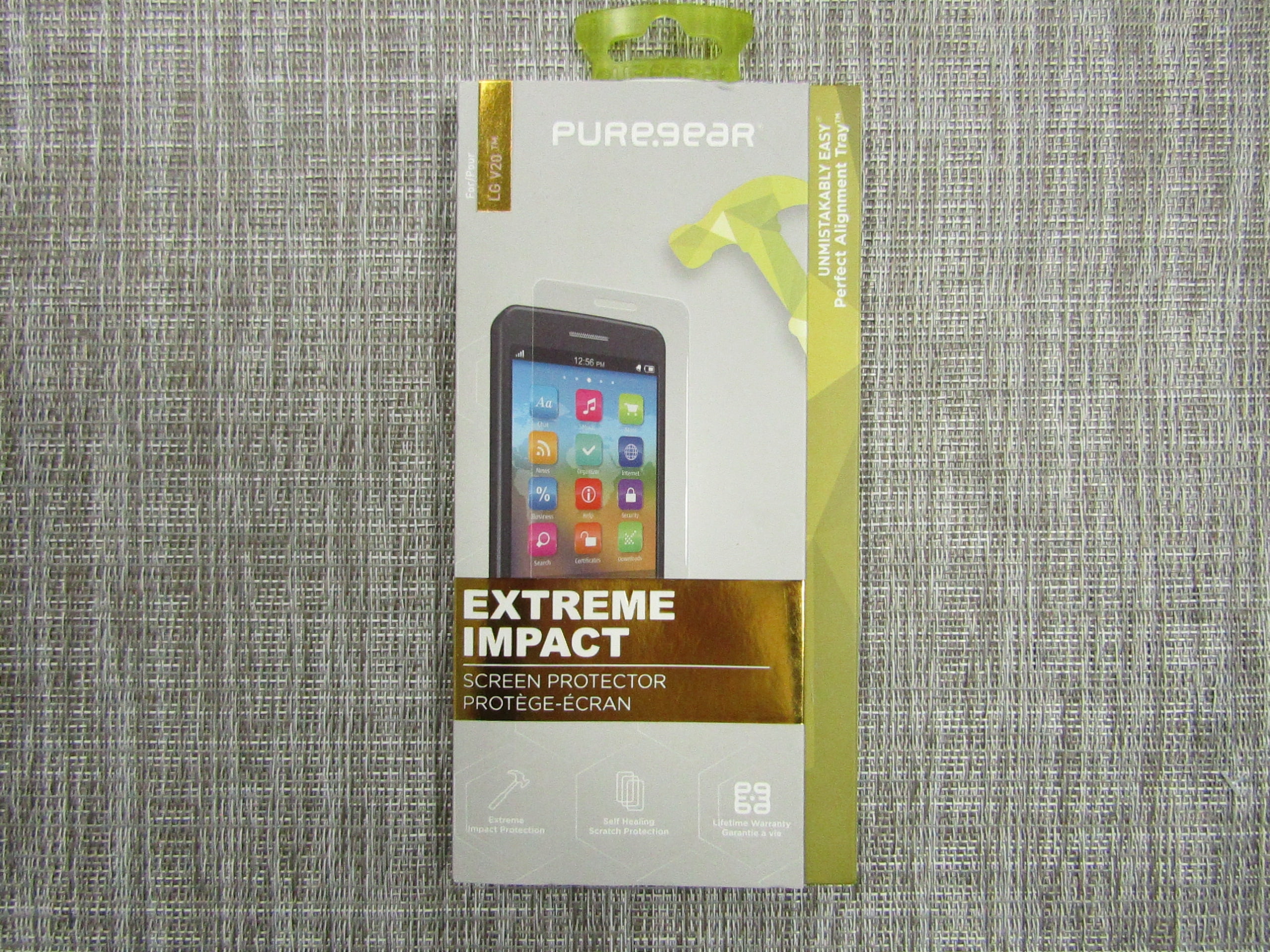 Pure.gear Extreme Impact screen protector for the LG V20