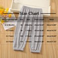 thumbnail image 3 of ZACPNCV Toddler Girls Boys Solid Cotton Harem Pants Summer Baby Basic Loose Long Bloomer Trouser Elastic Pants Pink 6-12 Months, 3 of 9