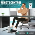 thumbnail image 4 of Under Desk Elliptical Machine，Electric Seated Pedal Exerciser Ellipticals, Quiet & Compact Mini Elliptical Trainer with LCD Display Monitor and Remote Control, 4 of 10