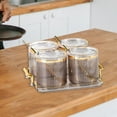 thumbnail image 5 of 4x Spice containers Seasoning Bottle Set Seasoning Can Portable with Lids Pepper Seasoning Organizer Condiment for Kitchen BBQ Restaurant Camping , Gray, 5 of 8