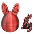 thumbnail image 2 of 3d Printed Easter Eggs Toys, 3.3'' Mini Prefilled Easter Eggs with Bunny Inside, Easter Egg Fillers Easter Basket Stuffers, 3D Easter Eggs Colorful PLA Easter Toys, Surprise Eggs with Toys Inside, A, 2 of 9