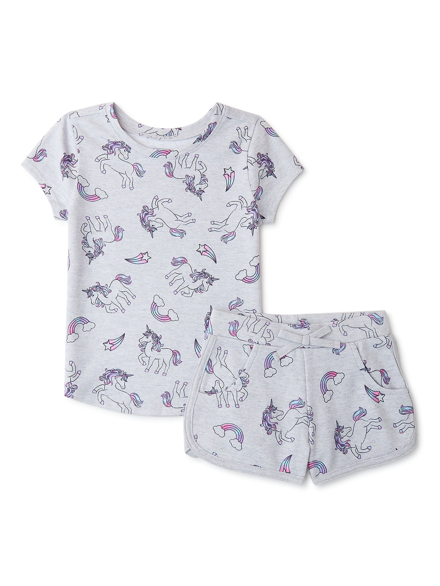 Garanimals Baby and Toddler Girls Mix & Match Outfits Kid-Pack, 10-Piece Set, Sizes 12M-5T