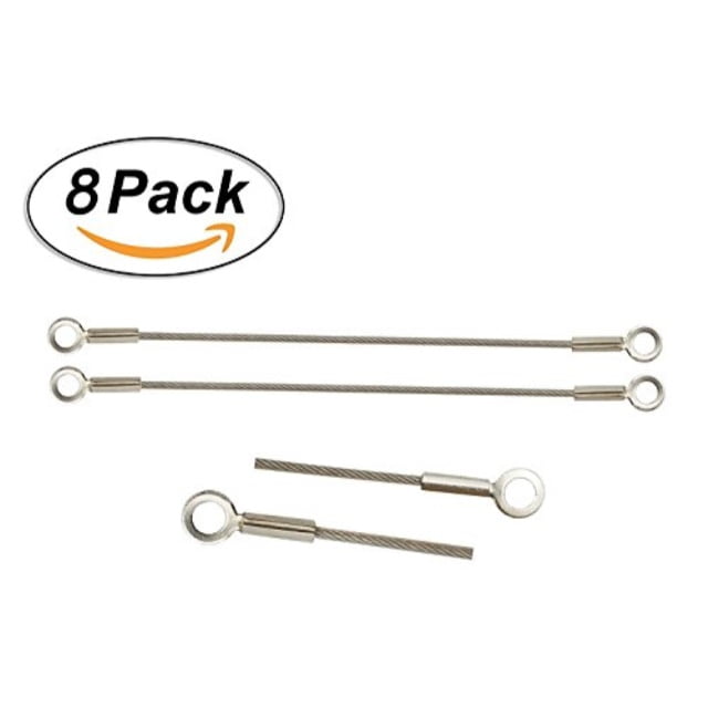 META Hardware Stainless Steel Door Restraint Kit 8 Inch