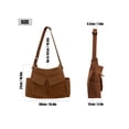thumbnail image 4 of Deago Canvas Messenger Bag Large Hobo Crossbody Bag with Multiple Pockets Shoulder Tote Bag for Women and Men (Green), 4 of 9