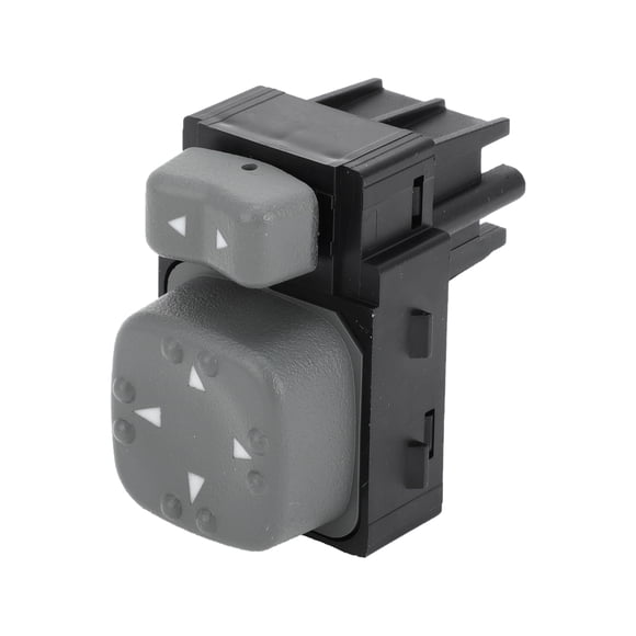 Interruptor de espejo de automóvil Control remoto de espejo para Chevrolet Blazer S10 02-05 Plástico Negro Gris