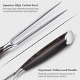 thumbnail image 3 of Meat Fork 7 Inch, Razor  Double-Prong Carving Fork for Meat, Professional  High Carbon Stainless Steel Kitchen Serving Fork for Turkey and Barbecue, 3 of 7