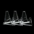 thumbnail image 2 of 20Pcs Plastic Coin Display Stand Clear Round Square Case Capsules Holder Easel, 2 of 12