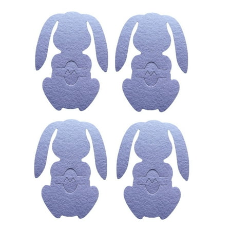 

wendunide Tableware Easter Bunny Knife And Fork Bag Rabbit Cutlery Set 4 Pieces For A Set Of Five Colors New Cutlery Bag