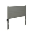 thumbnail image 2 of AFI NoHo Modern Panel Wood Headboard, Full, Grey, 2 of 6