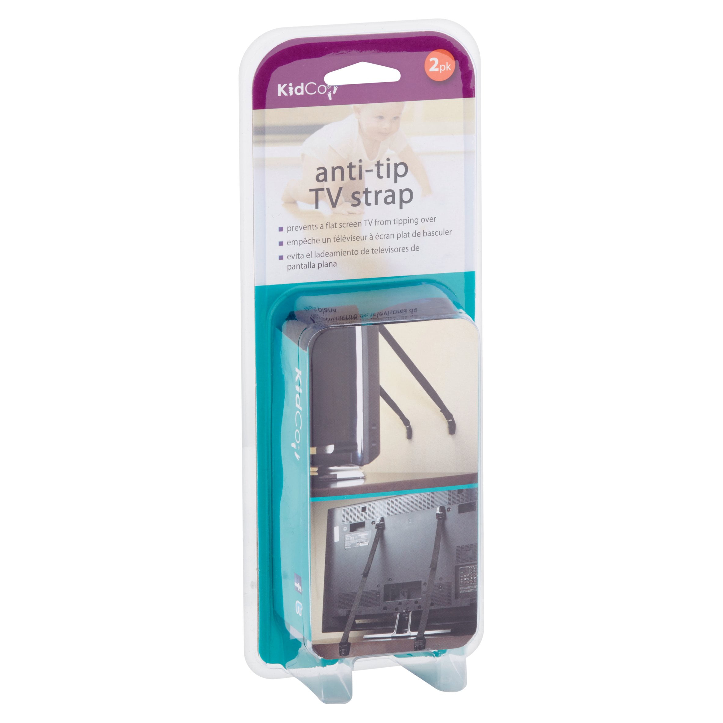Anti Tip Tv Straps 2 Pack To Prevent Accidents By Kidco