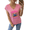 1-pink, variant on GIFFIMY Women's Relatable Slogan Graphic V-Neck Short Sleeve T-Shirt White Standard Fit Everyday Top