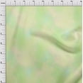 thumbnail image 5 of oneOone Silk Tabby Mint Green Fabric Abstract Faces Sewing Material Print Fabric By The Yard 42 Inch Wide, 5 of 5