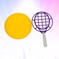 thumbnail image 2 of Children Outdoor Blowing Bubble Blower Jumbo Giant Bubble Set Creative Large Bubble Ring Toys Bubble Maker Toys Bubble Wand (Tennis Racket Shape Big Bubble Tool Random Color), 2 of 5