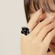 thumbnail image 3 of unbranded Anillo Abierto De Negro Con Y Para Mujer, 3 of 8