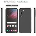 thumbnail image 6 of Cell Phone Cases For S23，S23 Plus，S23 Ultra, Takfox Liquid Silicone Gel Rubber Shockproof Case Ultra Thin Fit Samsung S23 Case Slim Matte Surface Cover for Samsung Galaxy S23 5G - Black, 6 of 6