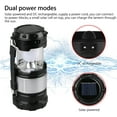 thumbnail image 4 of LED Collapsible Portable Solar DC Rechargeable Lantern Flashlight Waterproof Survival Lights for Camping Hurricanes Emergencies Power Outages Homes Indoor Outdoor, 4 of 8
