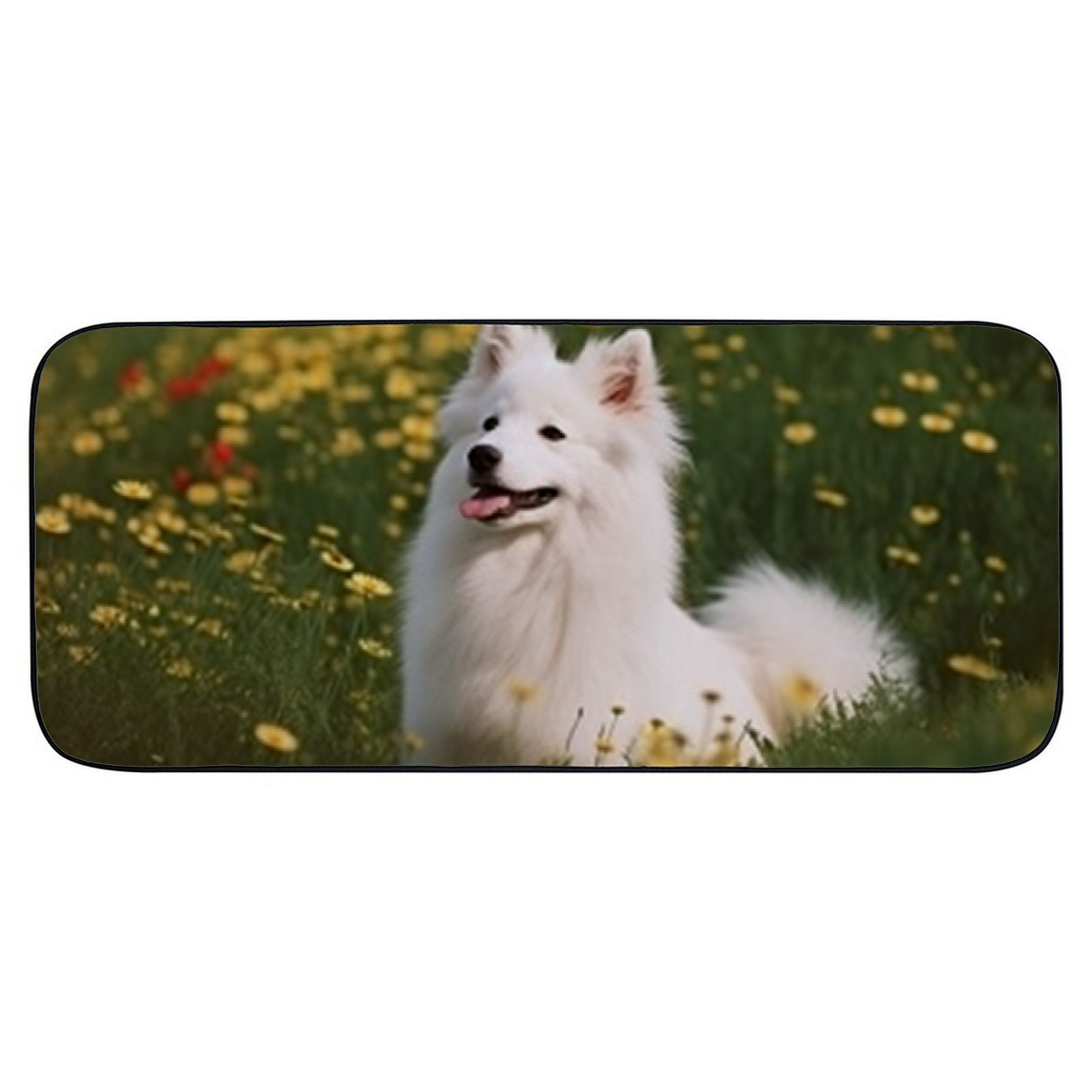 Qinduosi Decorative Door Mat, Door Mat with Non-Slip Rubber Backing, Easy Cleaning, Traps Dirt, for Entry, Patio, Garage 19.68*47.24 in