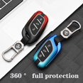 thumbnail image 4 of ZOBIG Para MG Key Fob Cubierta De Aleación De Zinc Funda Para Llaves Compatible Con ZS MG6 EV EZS HS EHS MG3 MG5 MG6 MG7 GT GSF Keyless Smart, 4 of 4