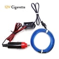 thumbnail image 1 of Cuerda de alambre neón que brilla EL, 1M-5M, 3V, funciona con pilas, 5V, USB, 12V, con adaptador, tira LED Flexible para coche, fiesta, baile, decoración de ambiente, 1 of 4