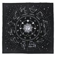 thumbnail image 1 of Sajy 12 Constellations Tablecloth Velveteen Altar Tarot Card Cloth Tarots Divination, 1 of 5