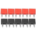 thumbnail image 4 of 10 conectores banana dobles de 4 mm y 2 vías para ordenadores, buena conductividad eléctrica y conectividad., 4 of 14