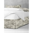 thumbnail image 2 of Maison Toile Sepia Platform Bed Skirt Twin 18" Drop, 2 of 4