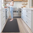 thumbnail image 3 of GALMAXS7 Kitchen Mat Anti Fatigue Mats for Kitchen Black Kitchen Rug Memory Foam Ergonomic Rug 20"x 30", 3 of 7
