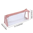 thumbnail image 3 of Ohmyroo Transparent PVC Pen Pouch Large Capacity Waterproof Stationery Bag For Office Professionals, 3 of 6