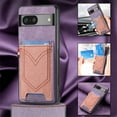 thumbnail image 6 of ELEHOLD for Google Pixel 8, Wallet Phone Case,Slim Leather Shockproof Lens Protector with Card Slot Anti-Scratch Case Cover,Support Magnetic Car Mount, purple, 6 of 8