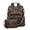 Coffee, variant on Laptop Backpack For Women Men,Leather Travel Backpack 15.6 Inch Work Computer Bags For Business College
