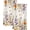 Floral Leaf, variant on Flour Sack Kitchen Towels Set of 2 Dish Towels Decorative 16x24 Inch Absorbent Cute Design Hand Towel for Housewarming Gifts