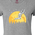 thumbnail image 4 of Inktastic Space Outerspace Moon and Astronaut Women's T-Shirt, 4 of 5